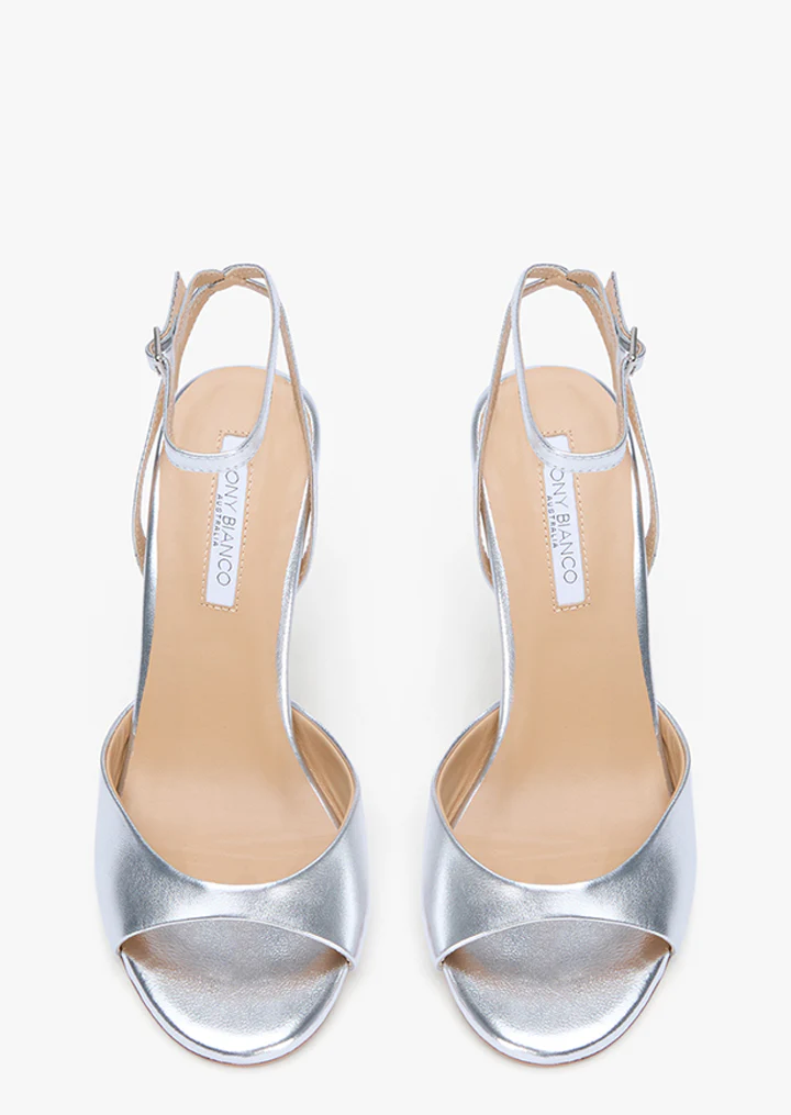 Violet Silver Nappa Metallic