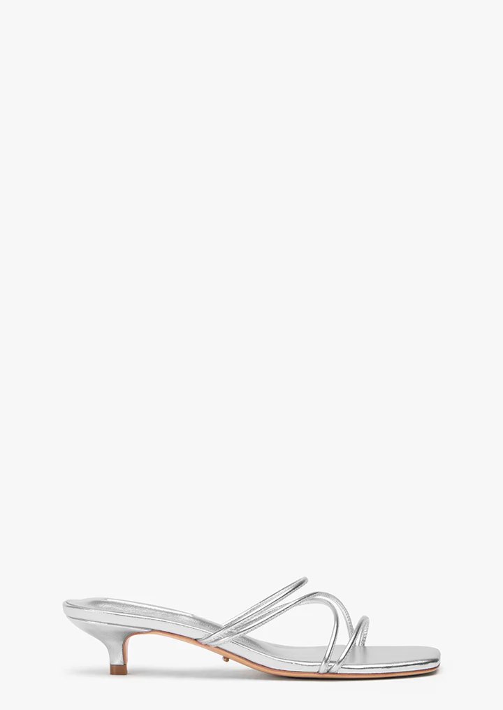 Alicia Silver Nappa Metallic