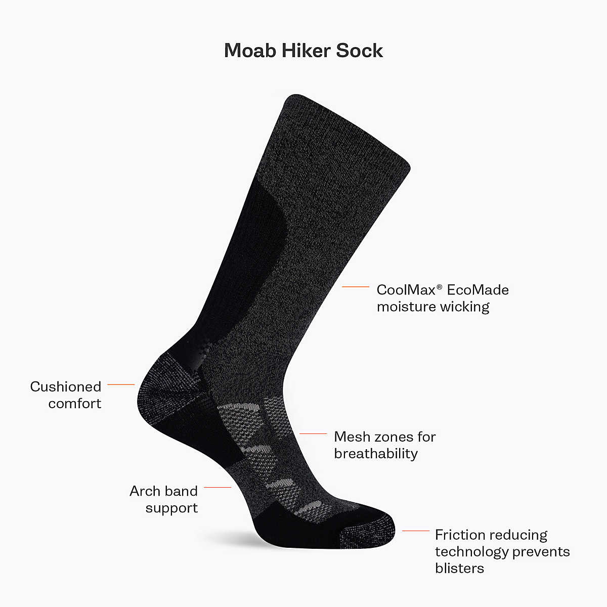 Moab Hiker CrewSock