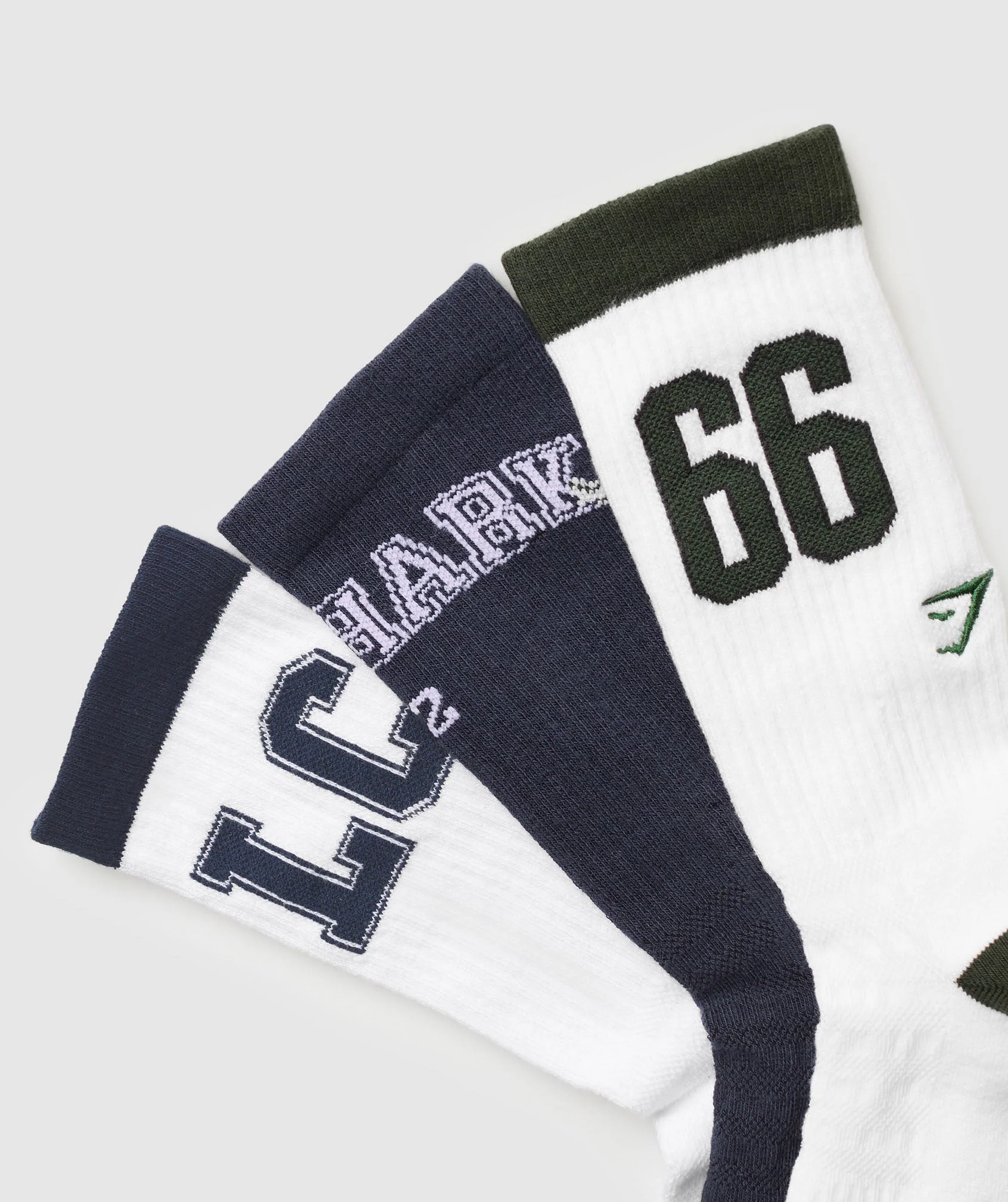 Collegiate Crew Socks 3pk
