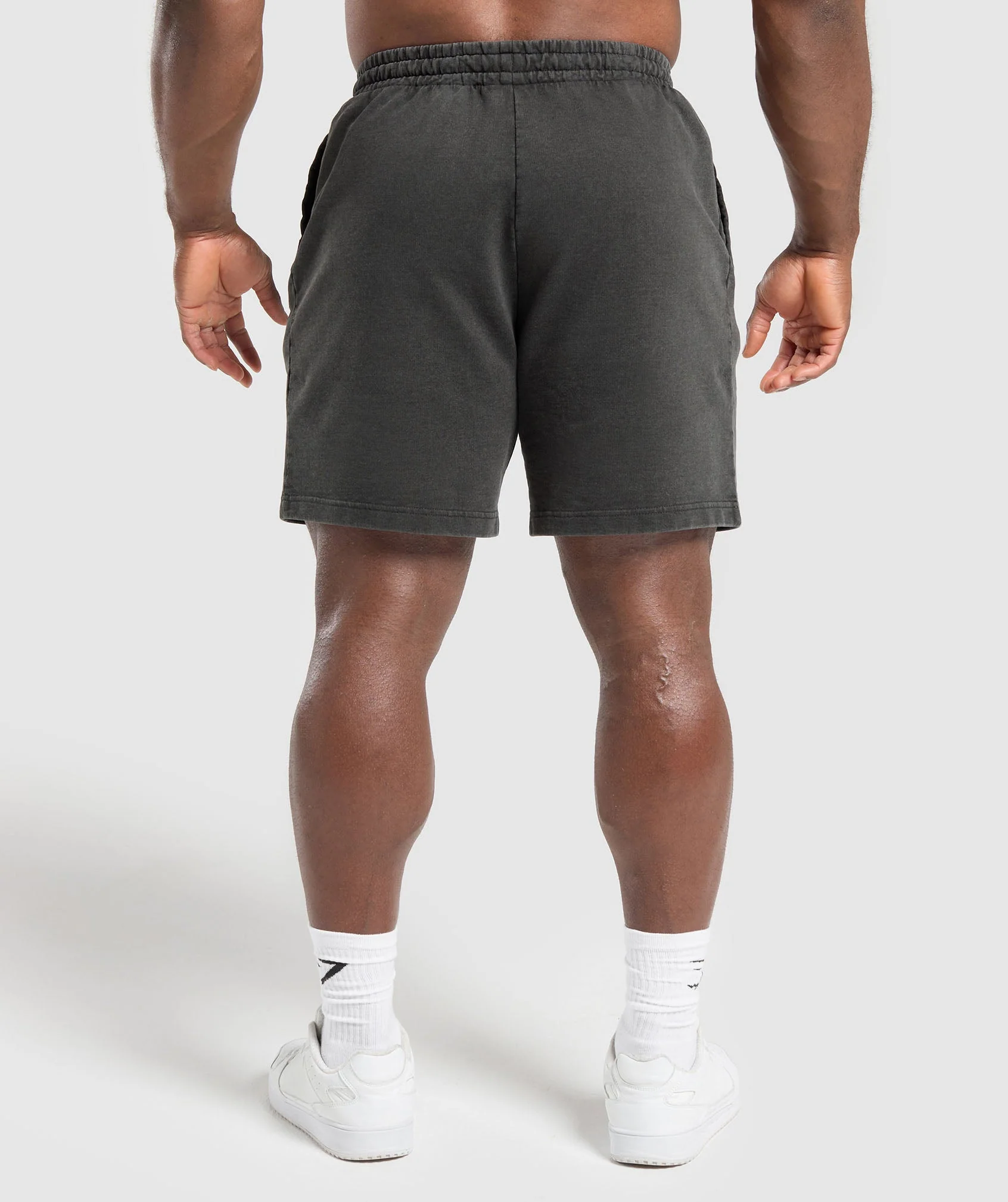 Distressed Graphic 7" Shorts