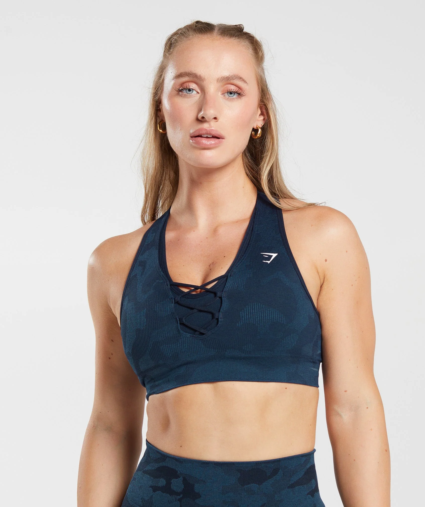 Adapt Camo Seamless Ribbed Sports Bra