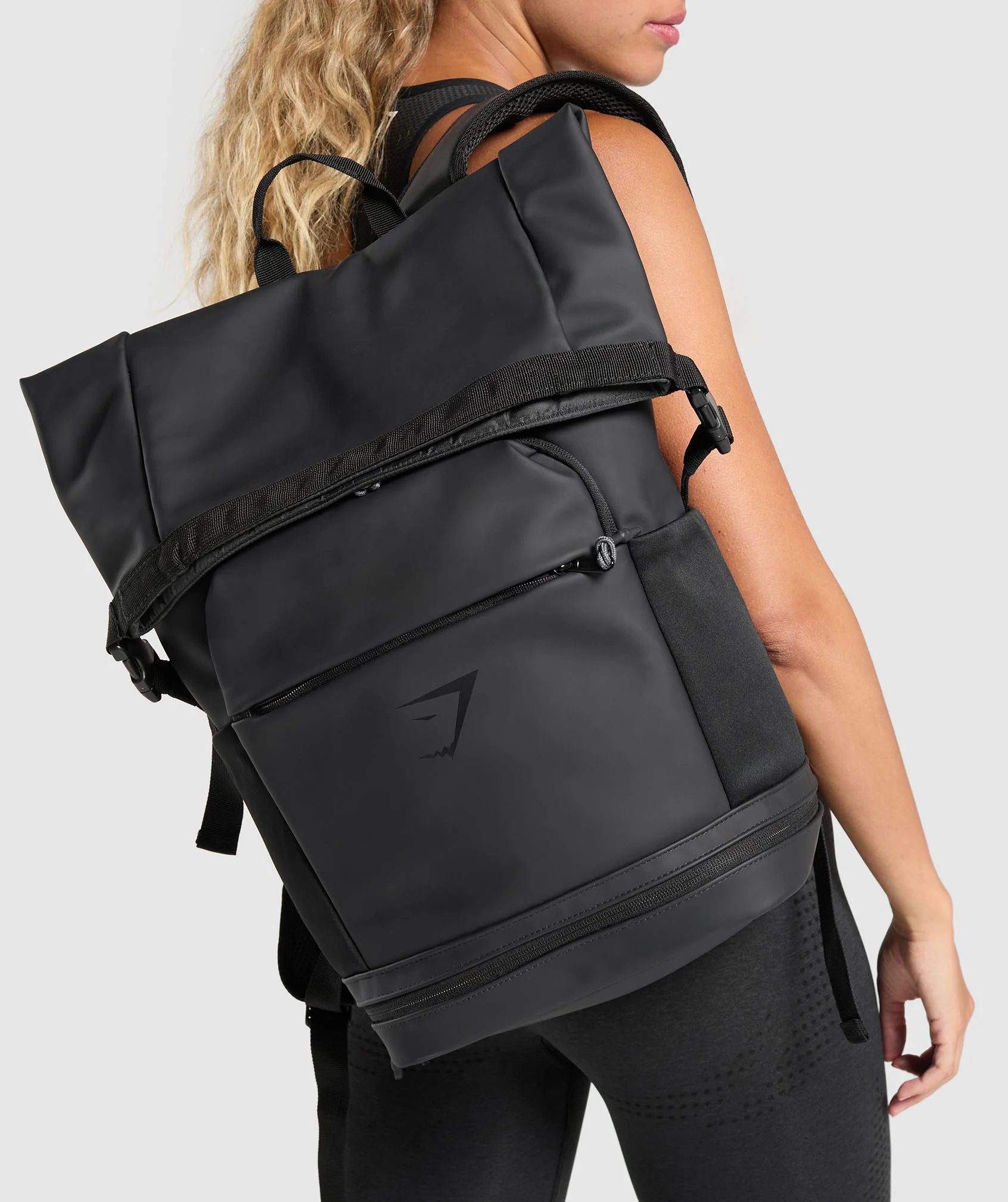 Sleek Backpack Roll Top