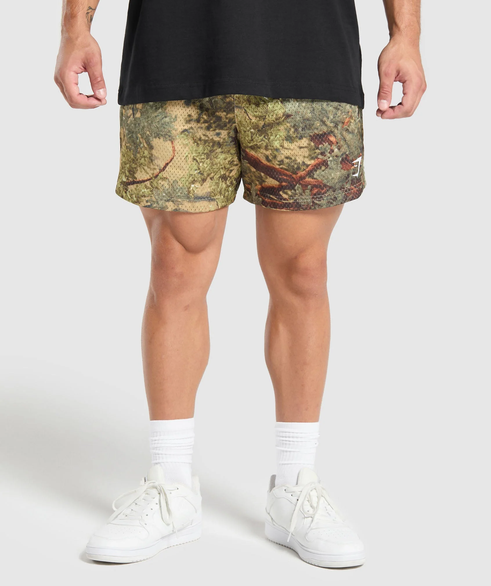 Printed Mesh 5" Shorts