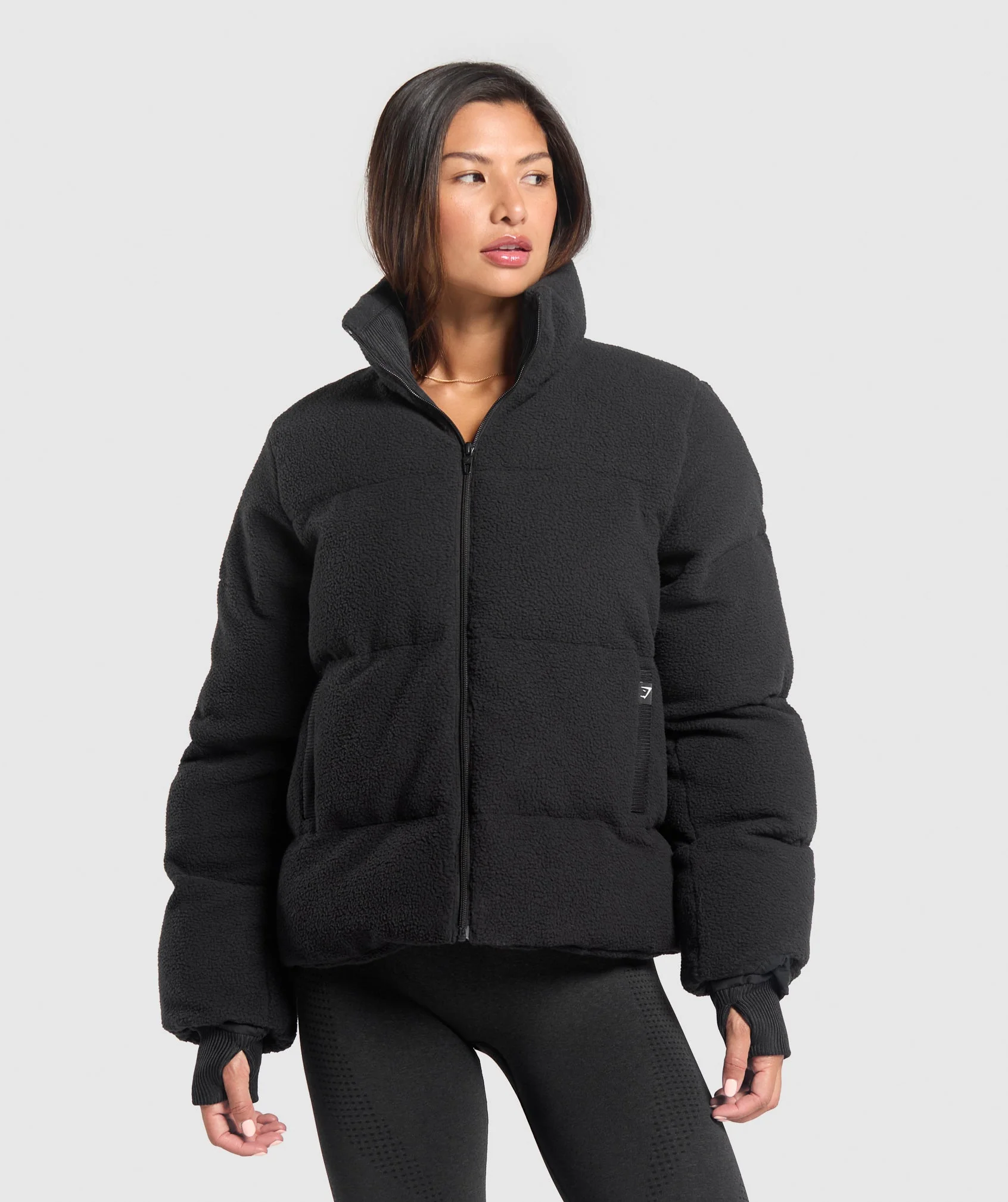 Sherpa Puffer Jacket