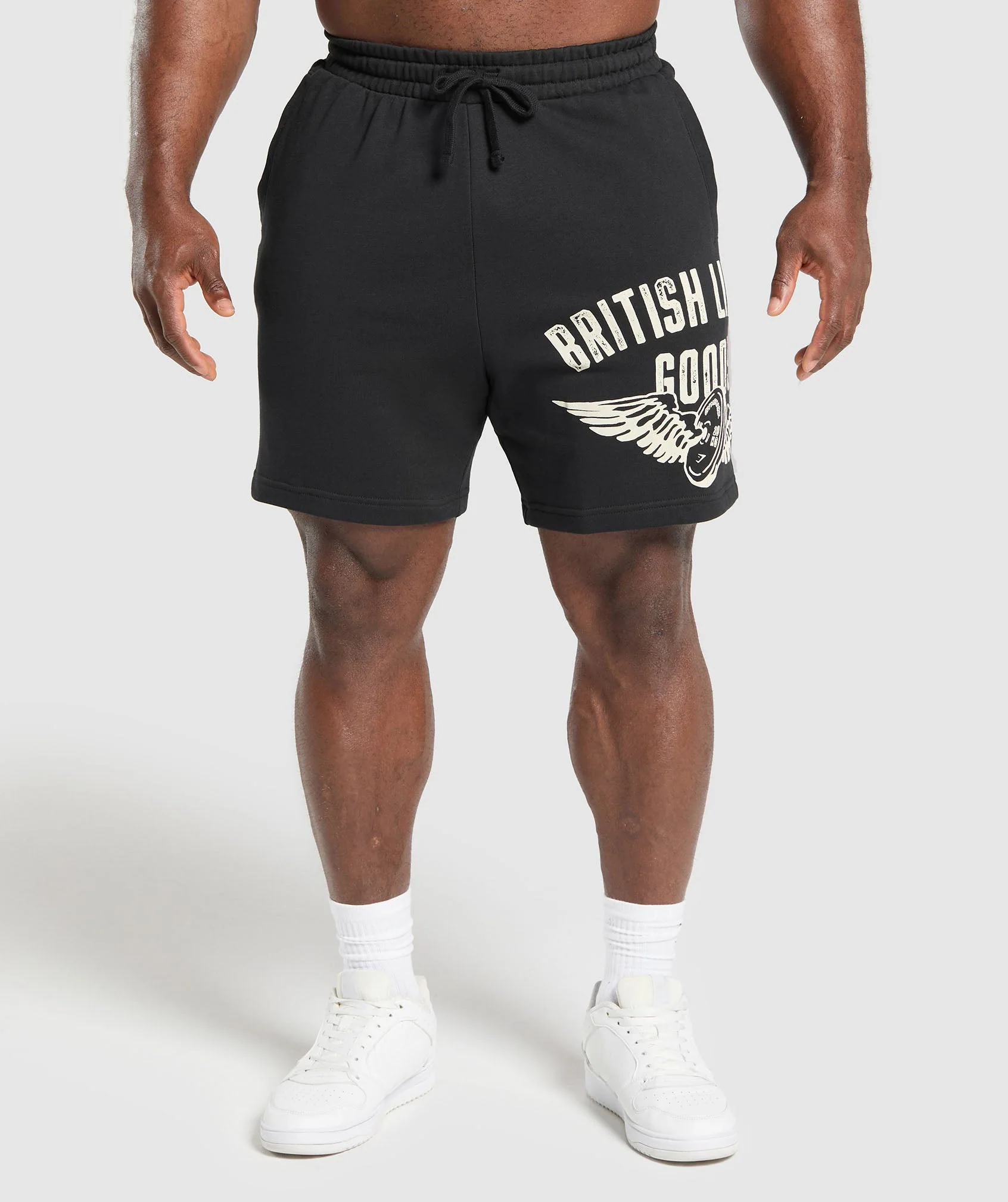 British Lifting Goods Graphic Shorts