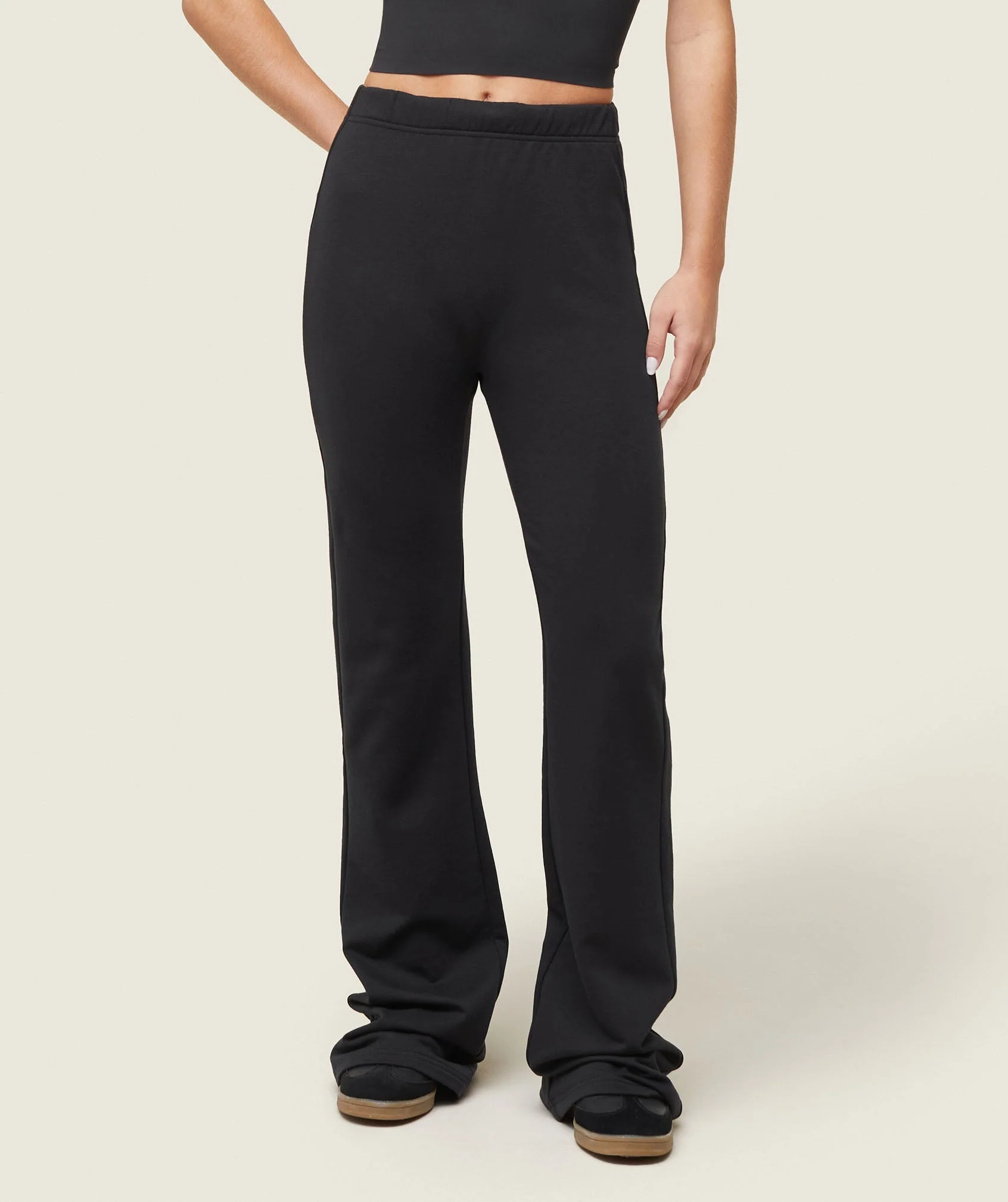 everywear Lightweight Fitted Flared Sweatpants
