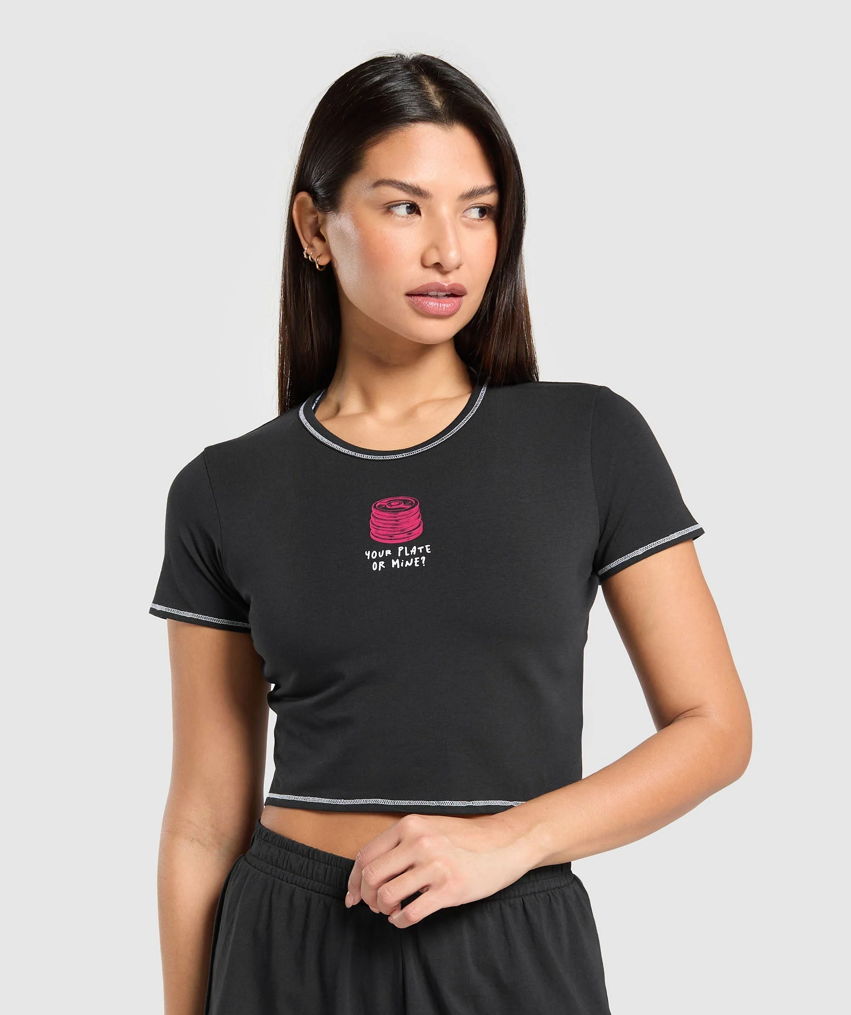 Your Plate or Mine Baby Tee