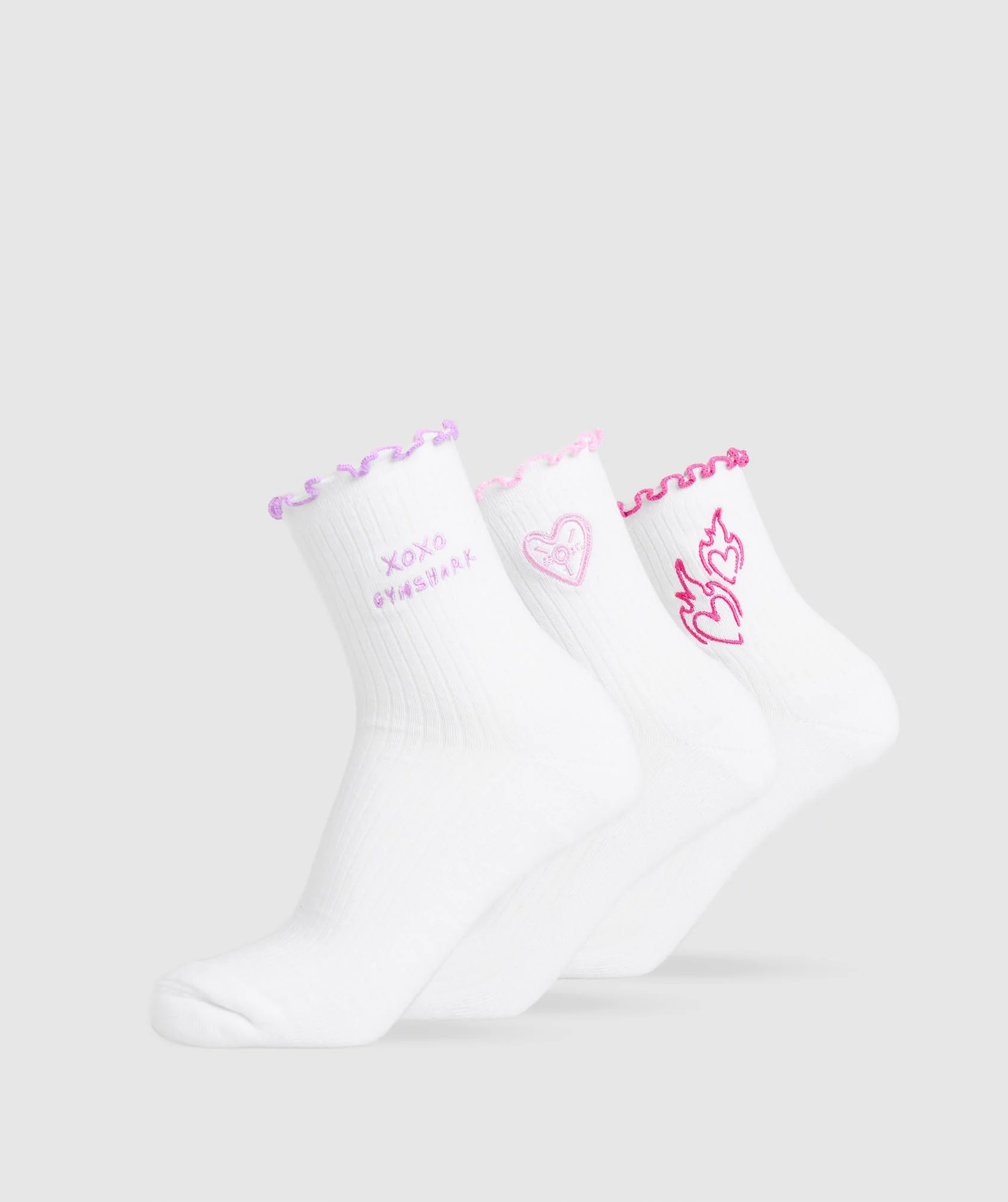 Frill Midi Sock 3pk