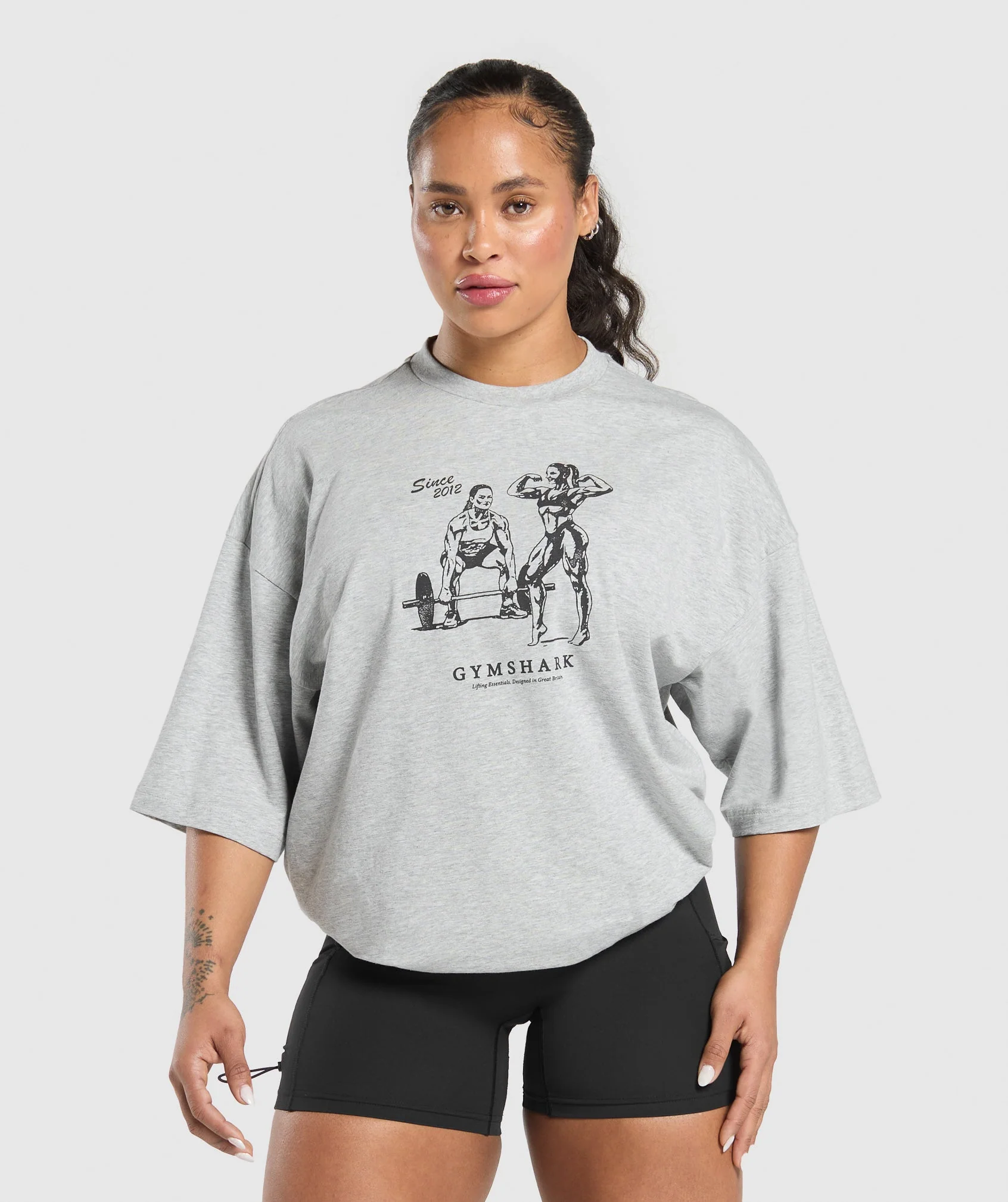 Two Strong Women Oversized T-Shirt