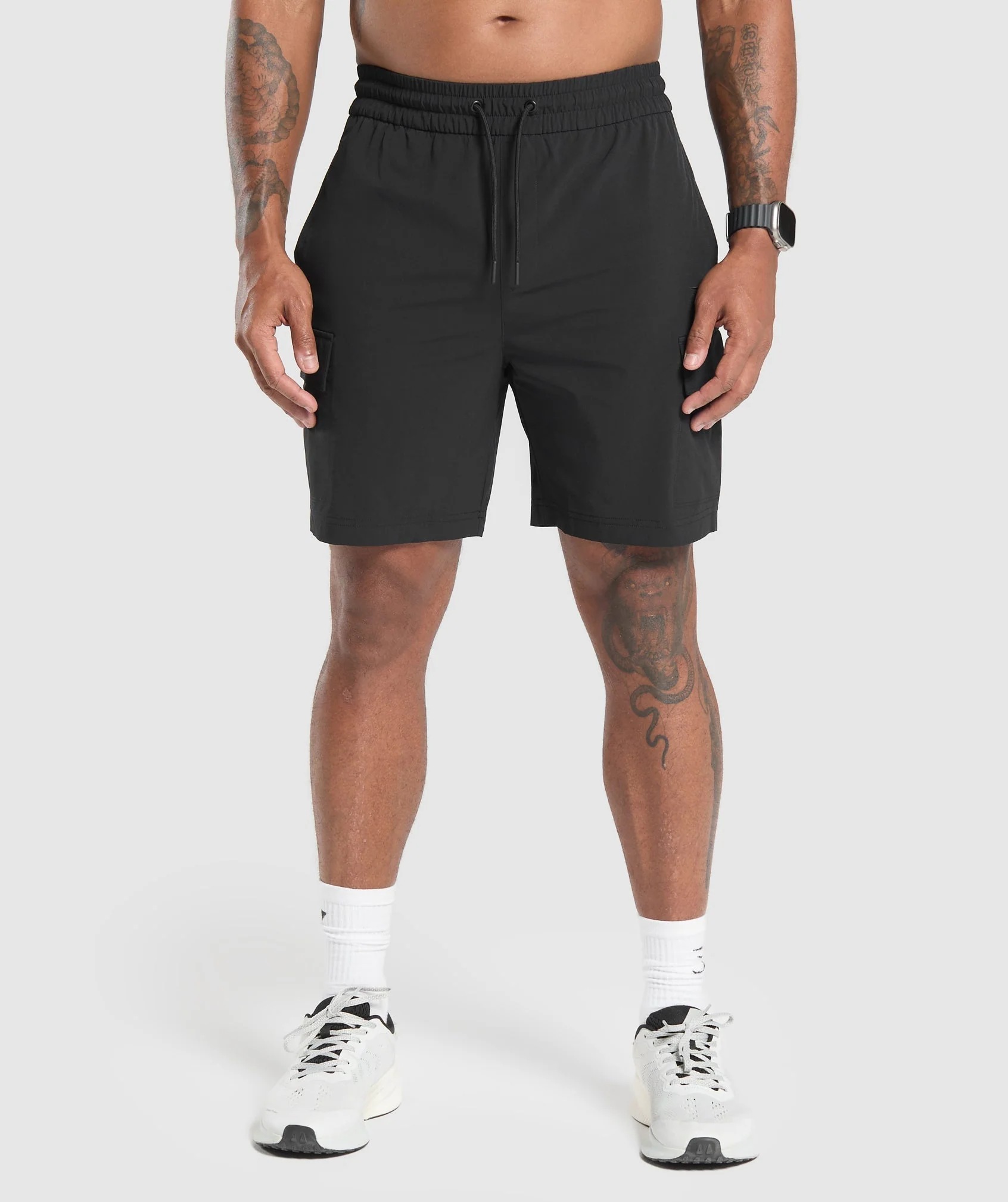 Stretch Woven Cargo Shorts
