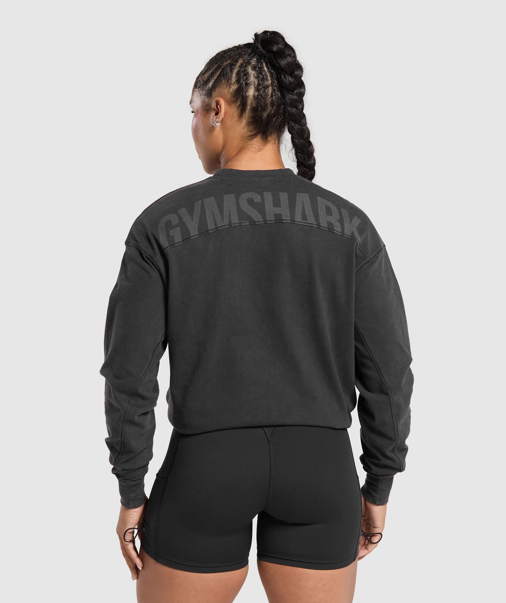 Power Oversized Long Sleeve Top