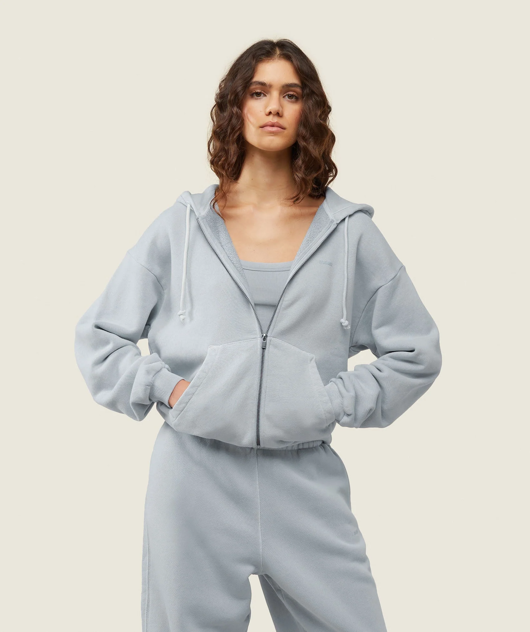 everywear Relaxed Zip Hoodie