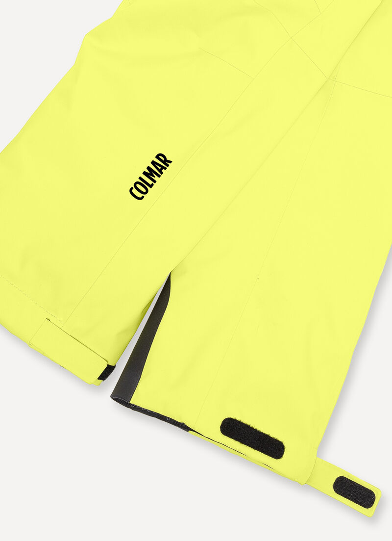 Padded ski pants with belt