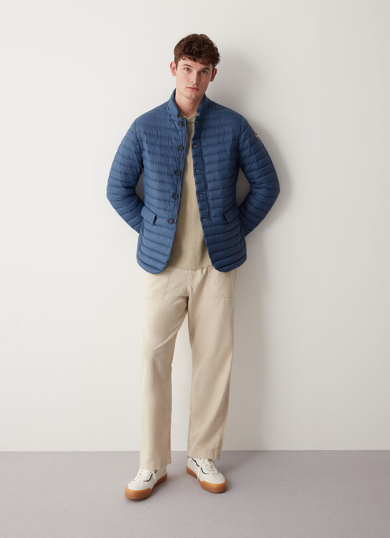 Quilted down blazer