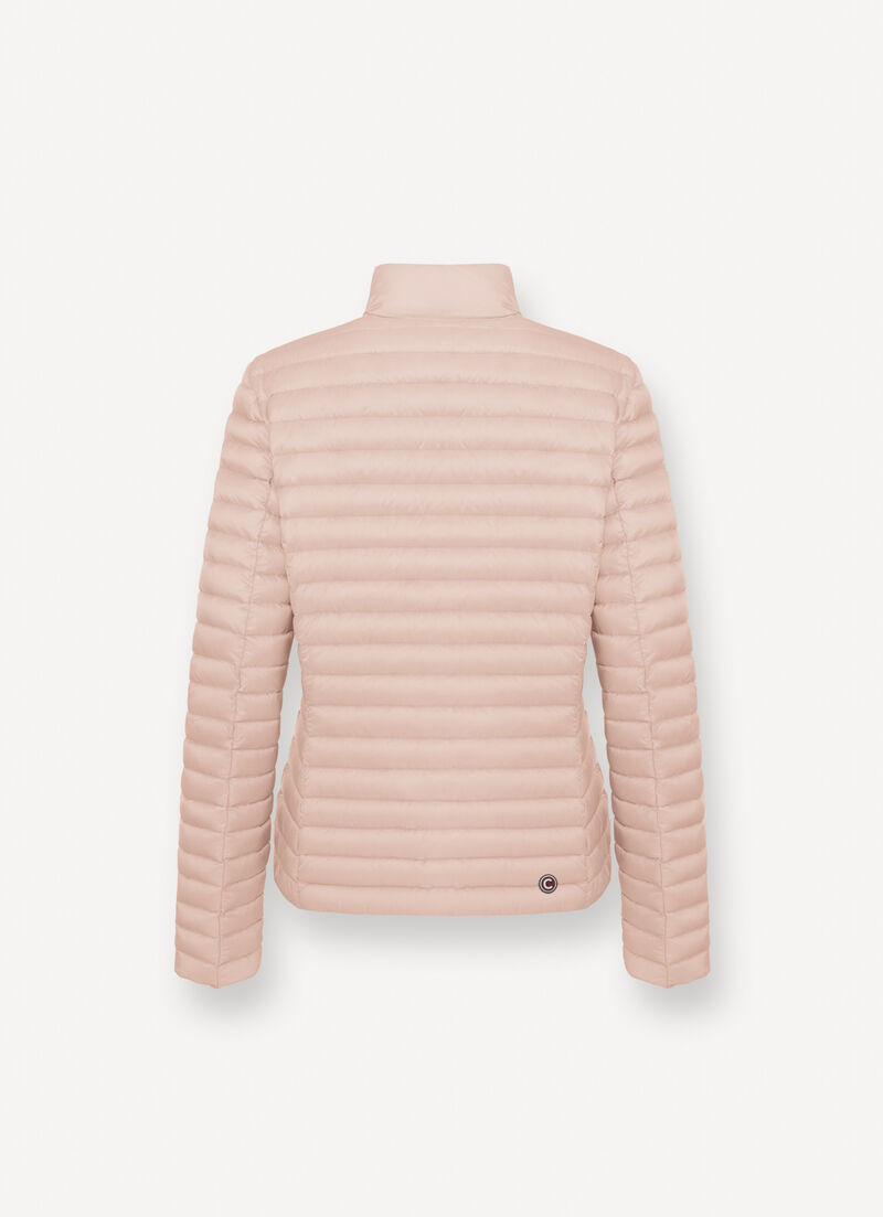 Padded collar down jacket