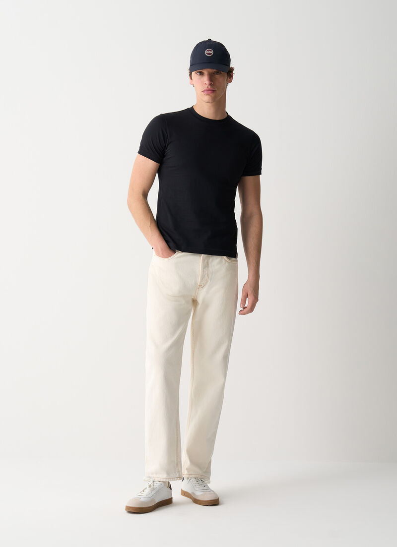 Slim-fit T-shirt in 100% Supima® cotton