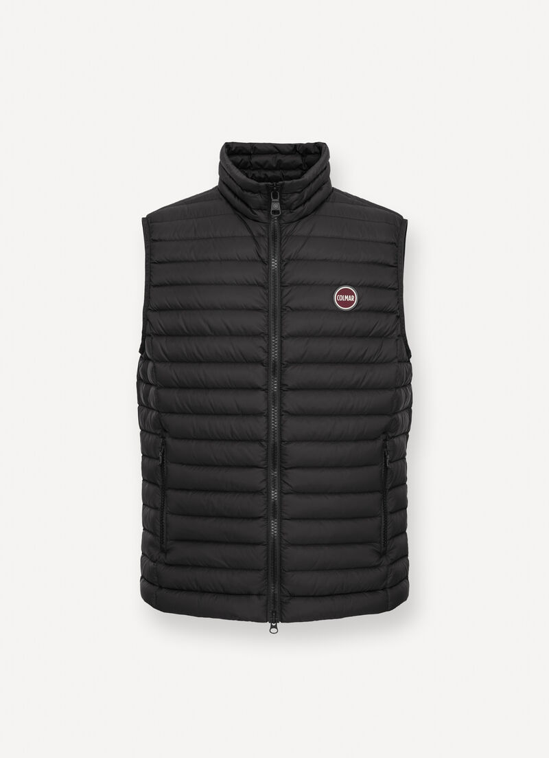 Quilted down vest