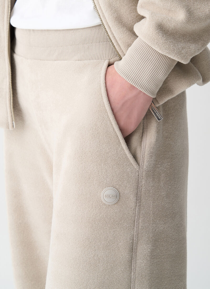 Bouclé palazzo trousers