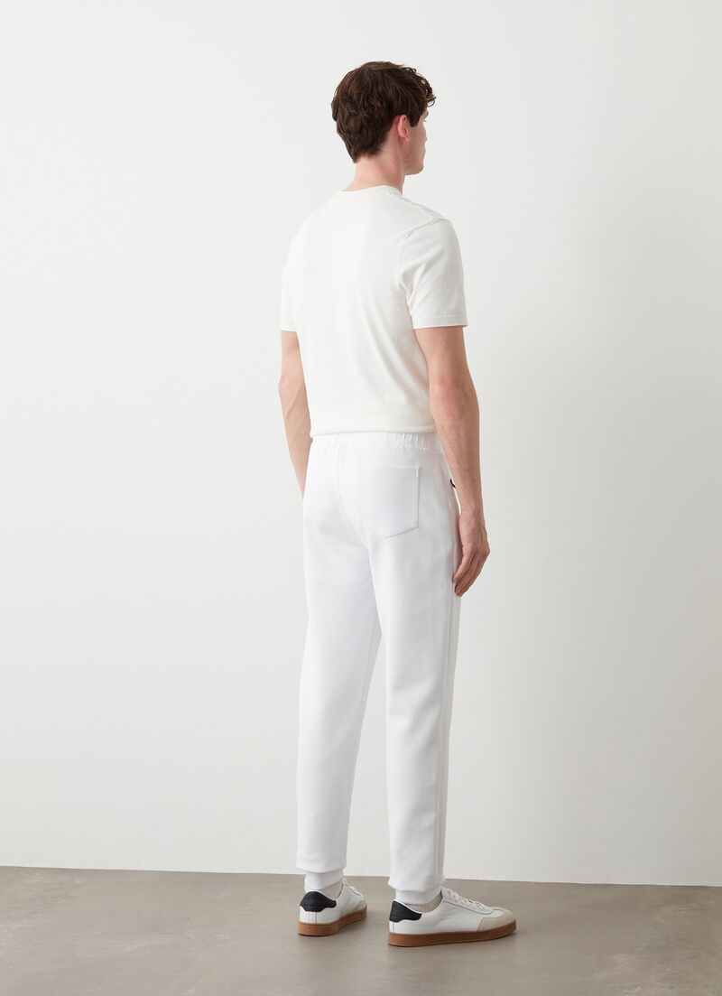 Jumpsuit trousers with zip