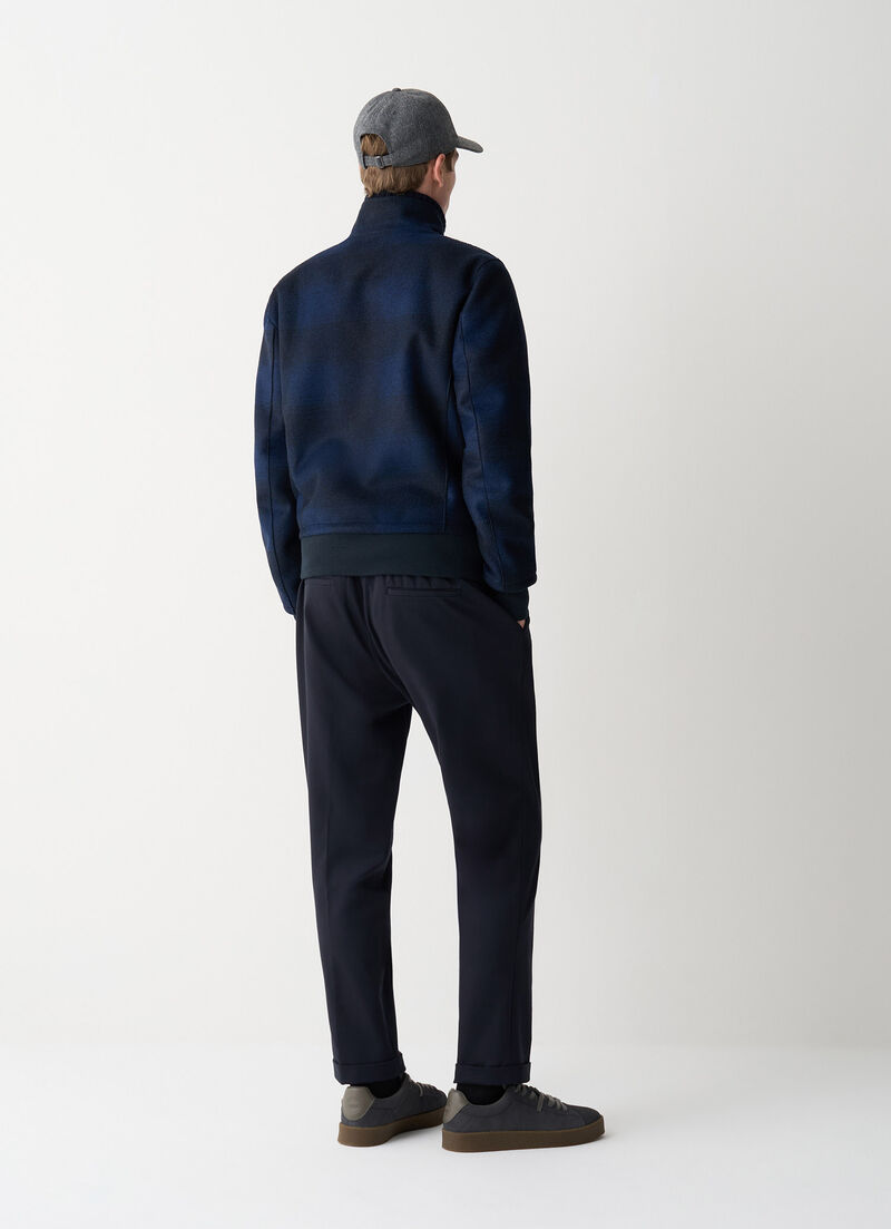 Reversible bomber jacket