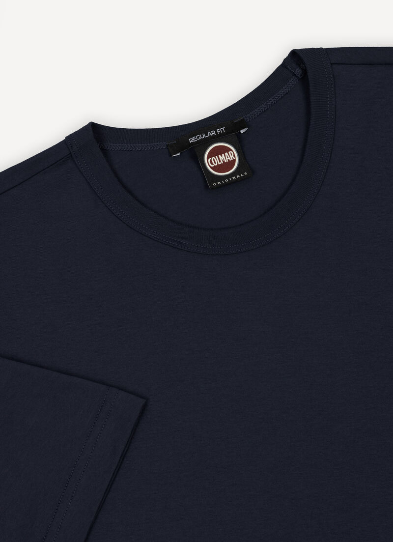 Cotton round-neck T-shirt