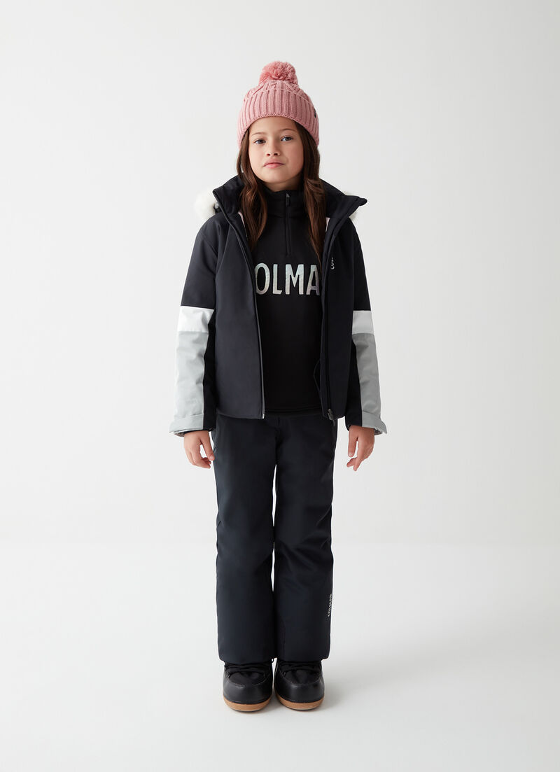 Girls’ ski jacket with fur