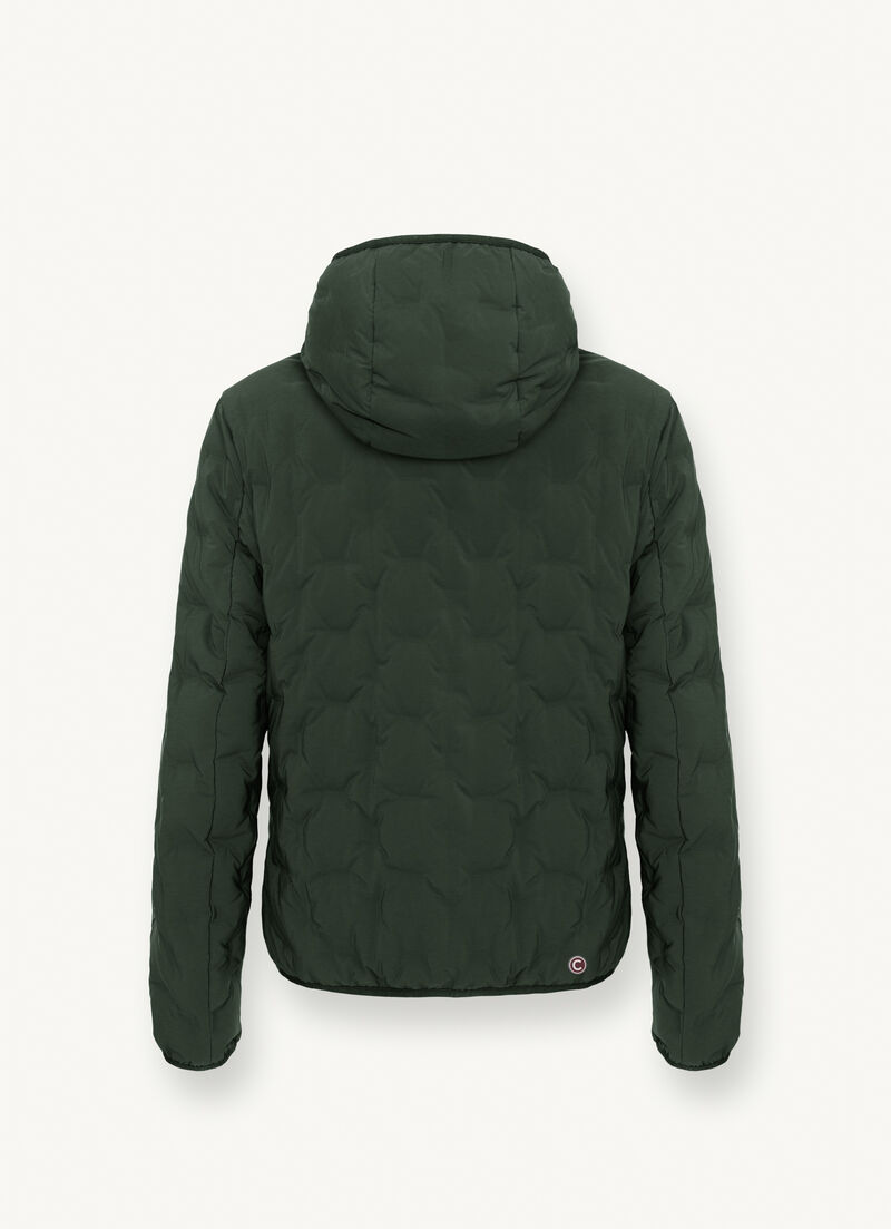 Quilted jacket with hood