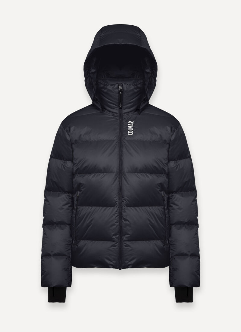 Puffy padded ski jacket