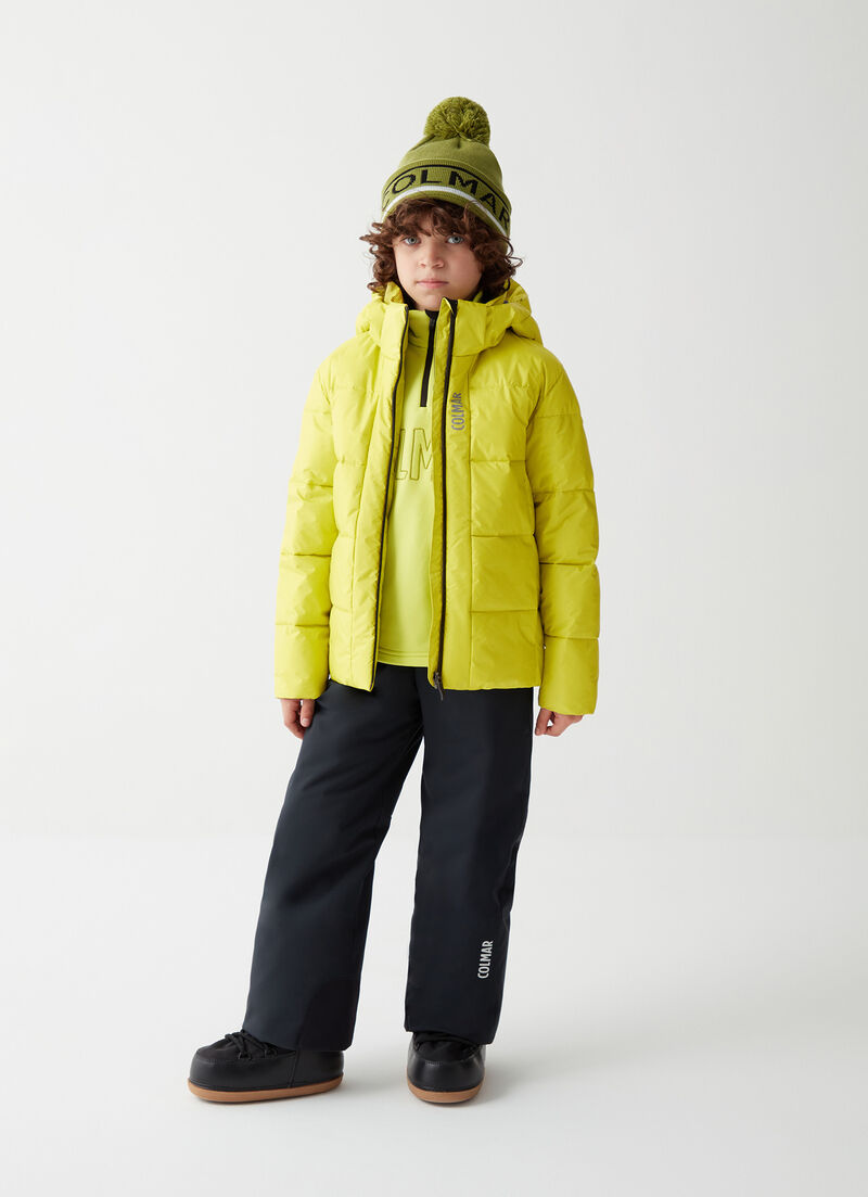Boys’ puffy ski jacket