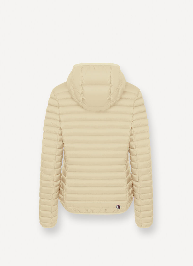 Hooded down jacket