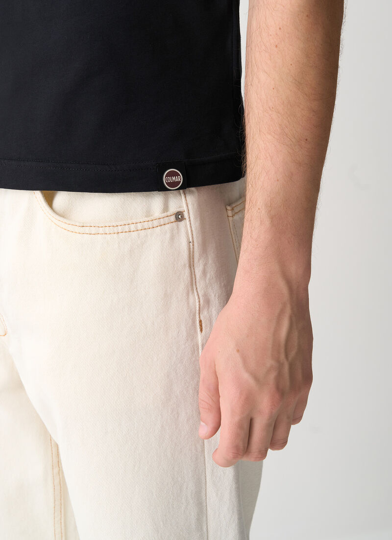 Slim-fit T-shirt in 100% Supima® cotton