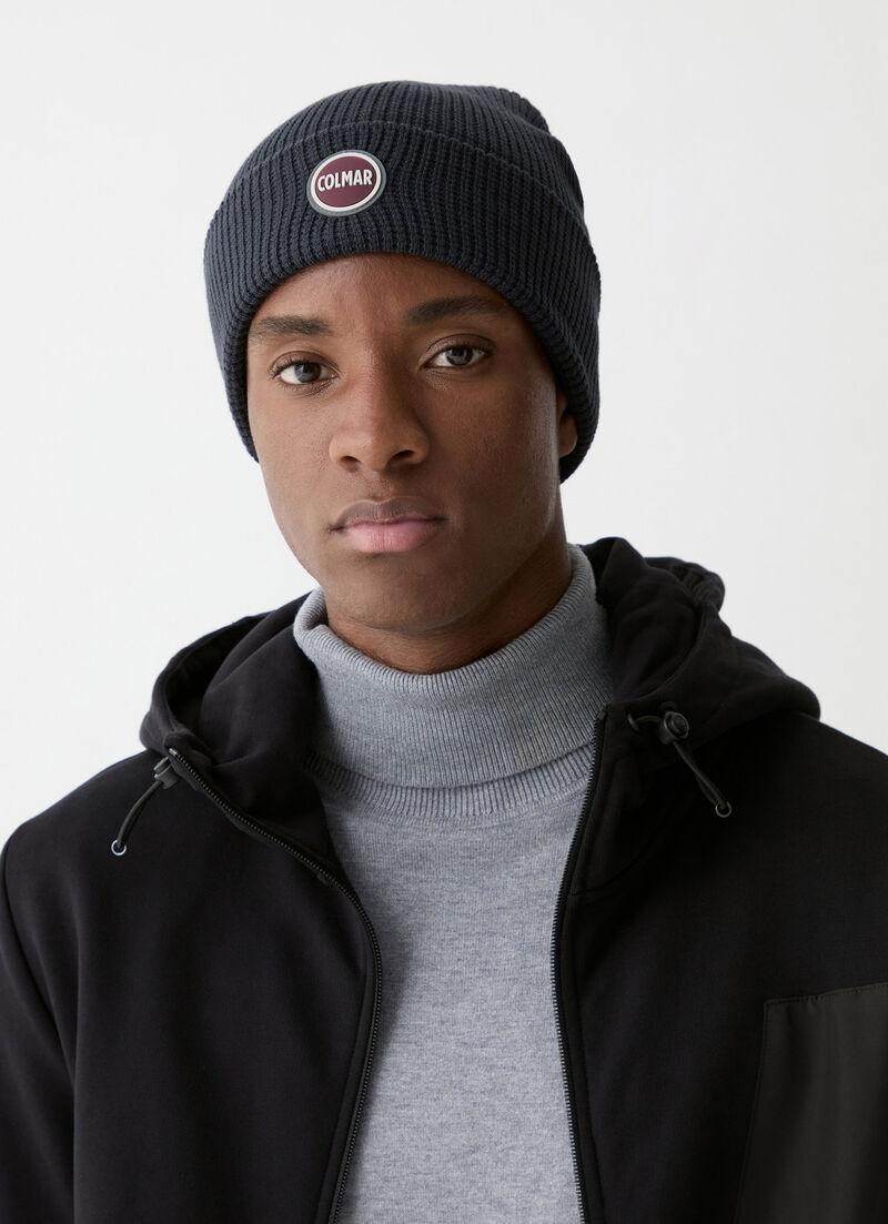 Unisex hat with turn-up