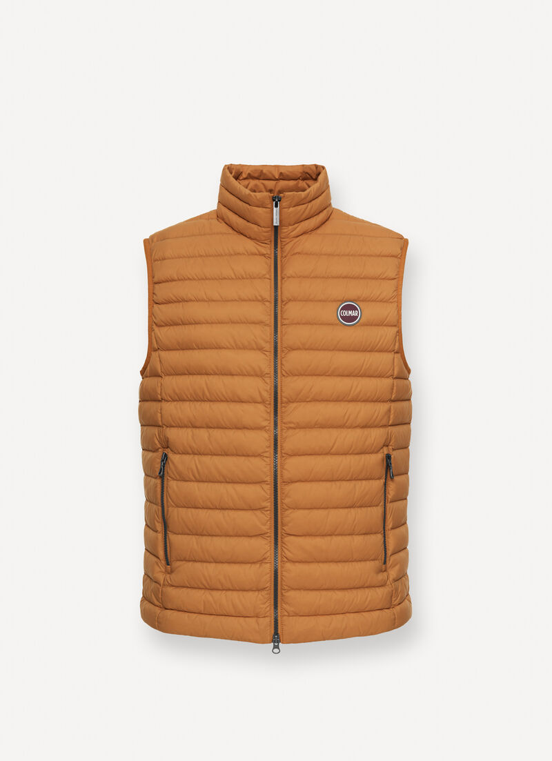 Quilted down gilet