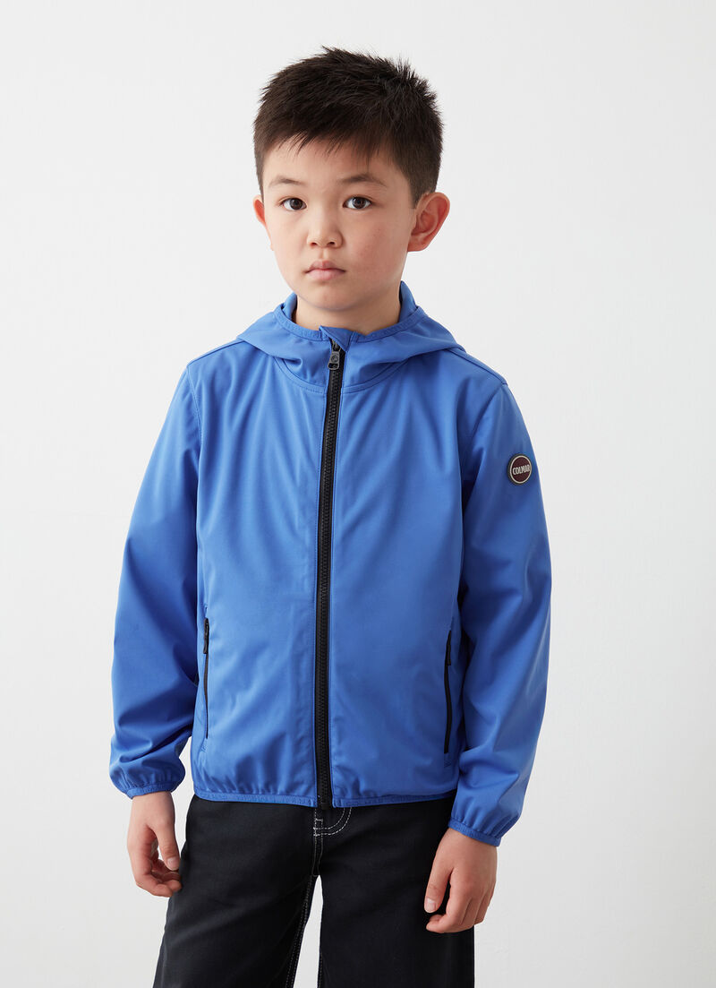 Softshell jacket with hood