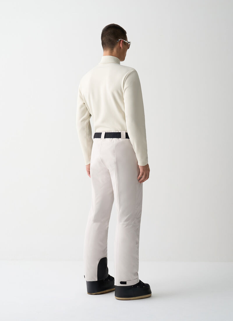 Padded ski pants with belt