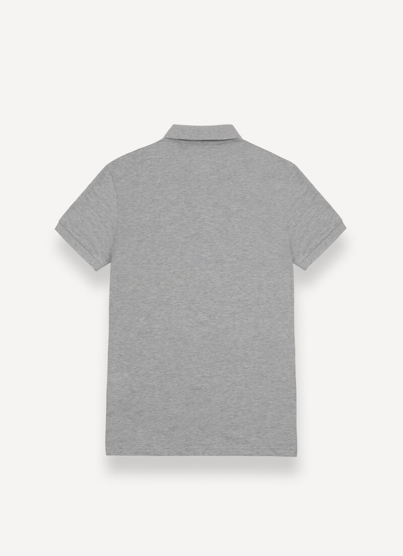 Piqué polo-shirt with ribbed trims