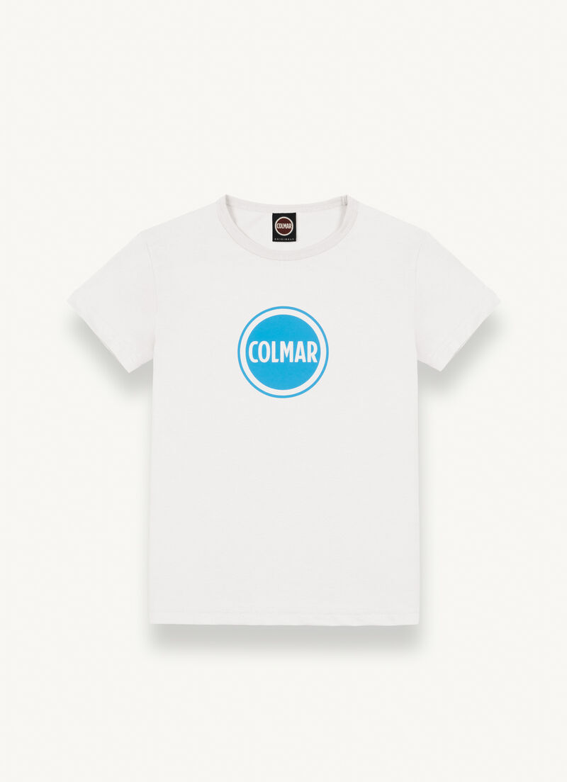 Cotton T-shirt with maxi Colmar logo