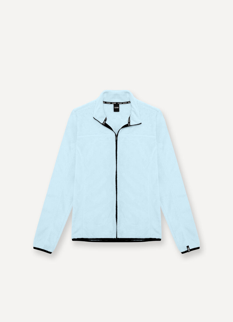 Full-zip teddy-effect ski fleece