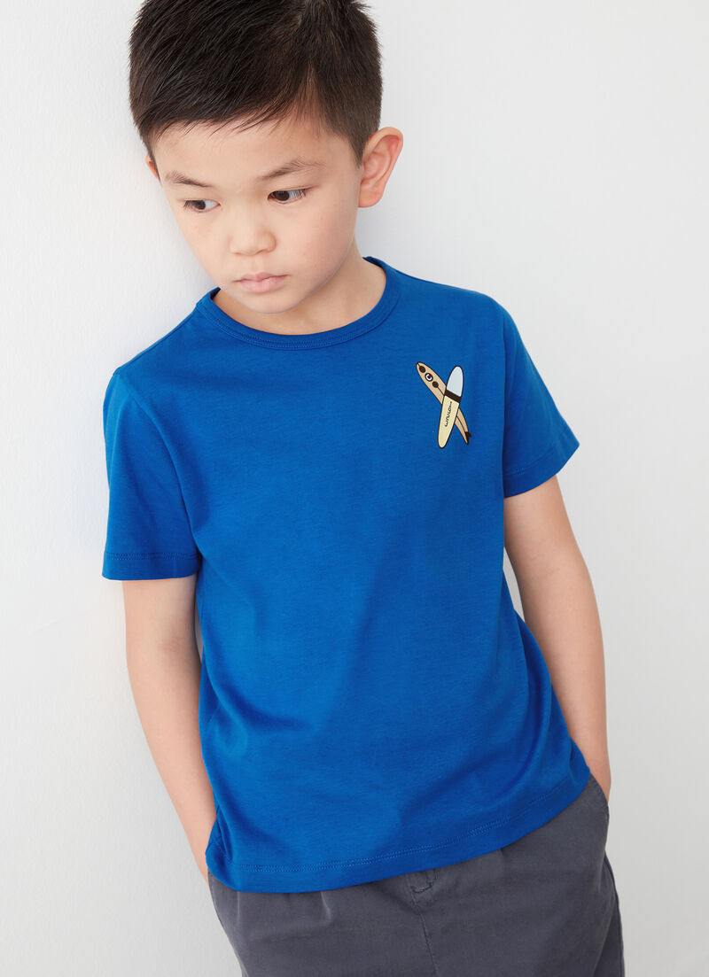 Short-sleeved surf T-shirt