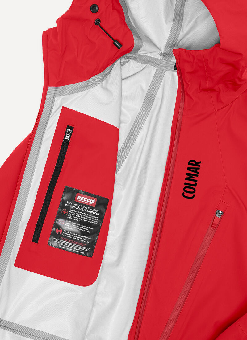 3-layer unpadded waterproof ski jacket