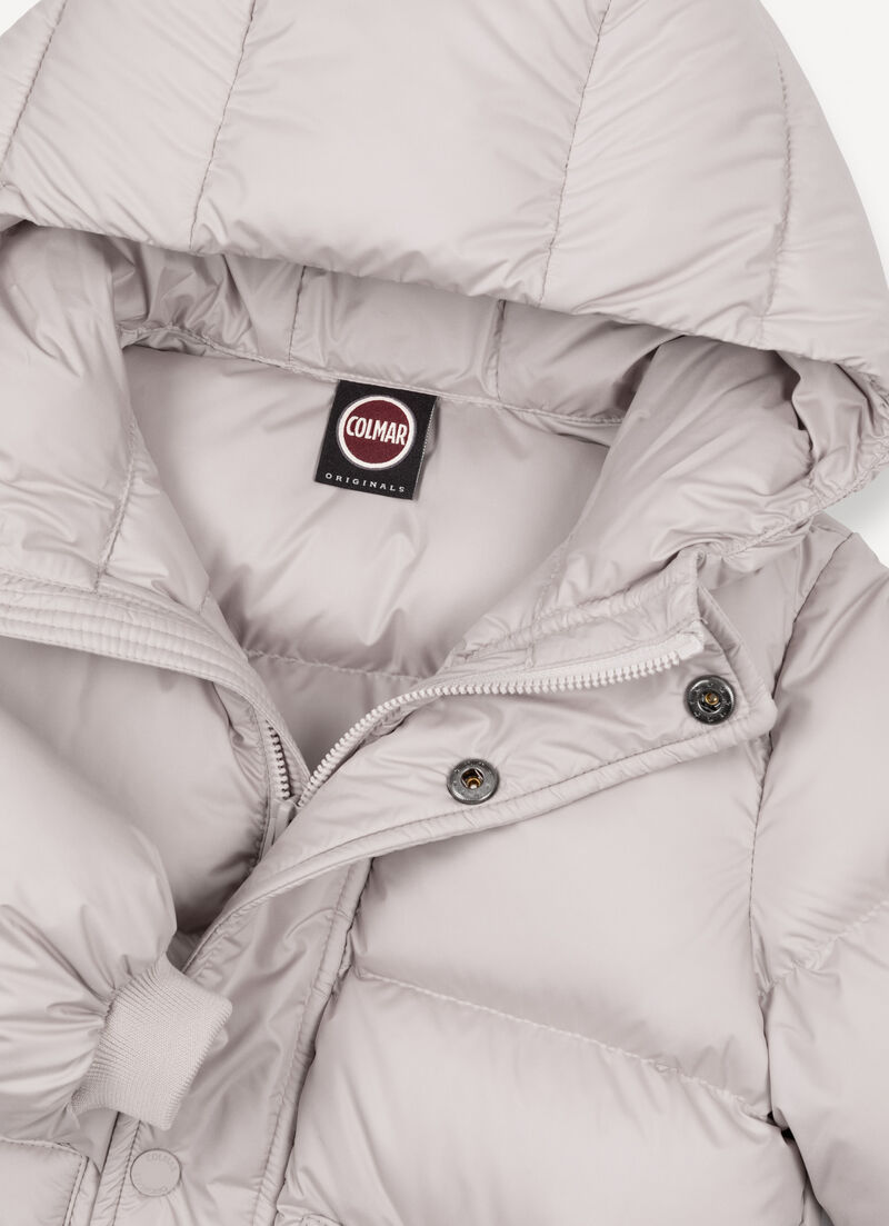 Unisex long down jacket, 6–36 months