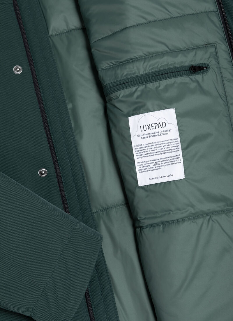 Long waterproof padded jacket