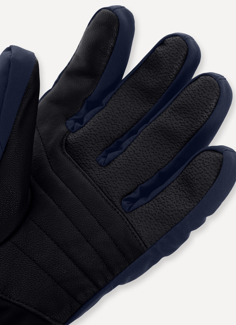 Extra warm ski gloves with protectors