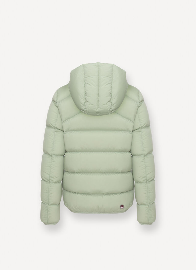 Super-matte stretch down jacket