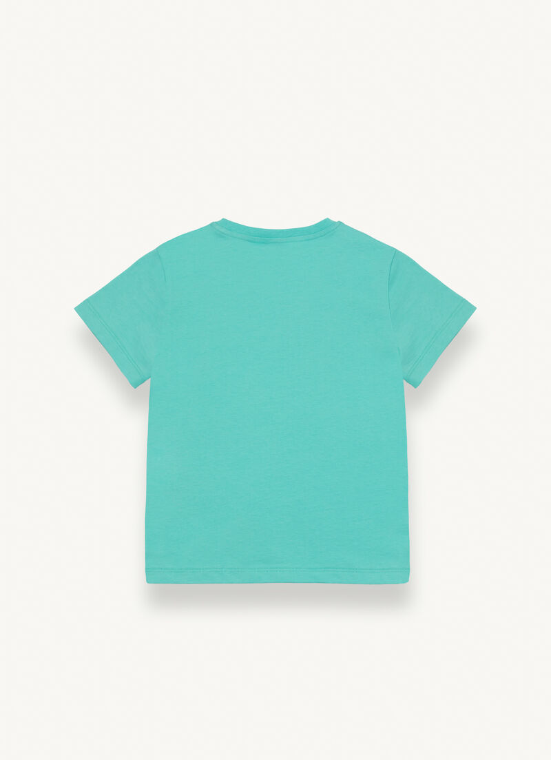Short-sleeved jersey T-shirt