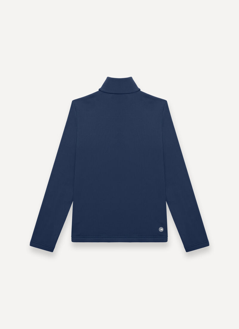 Half-zip stretch ski fleece