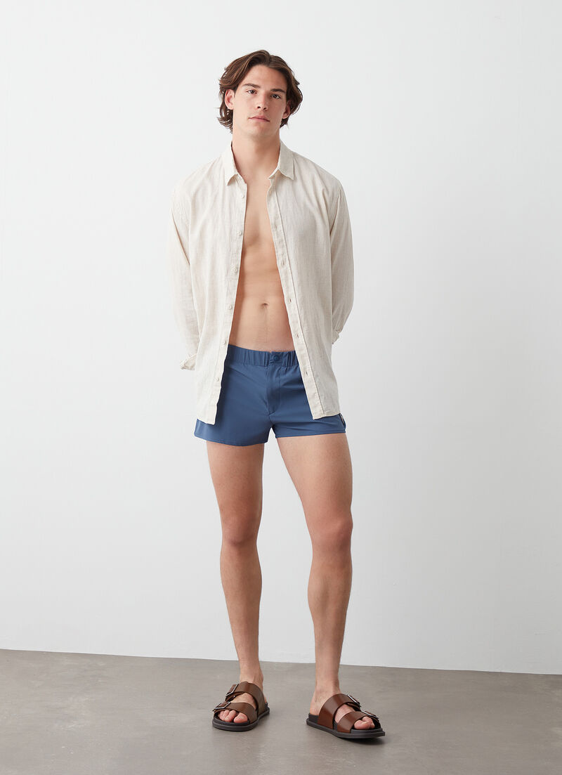 Swimsuit with pocket and zip