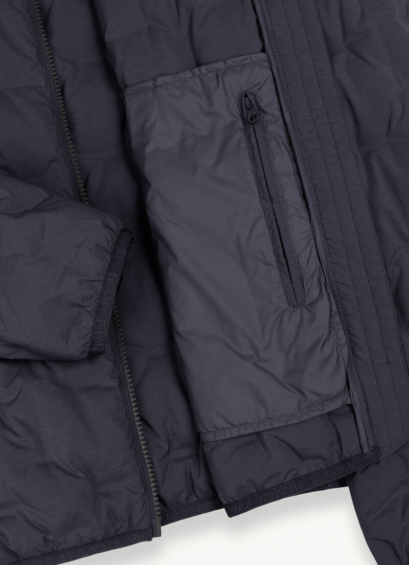 Quilted jacket with hood