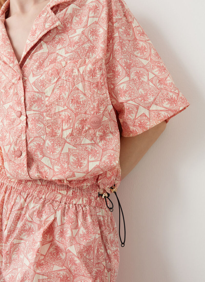 Shirt in water-repellent nylon